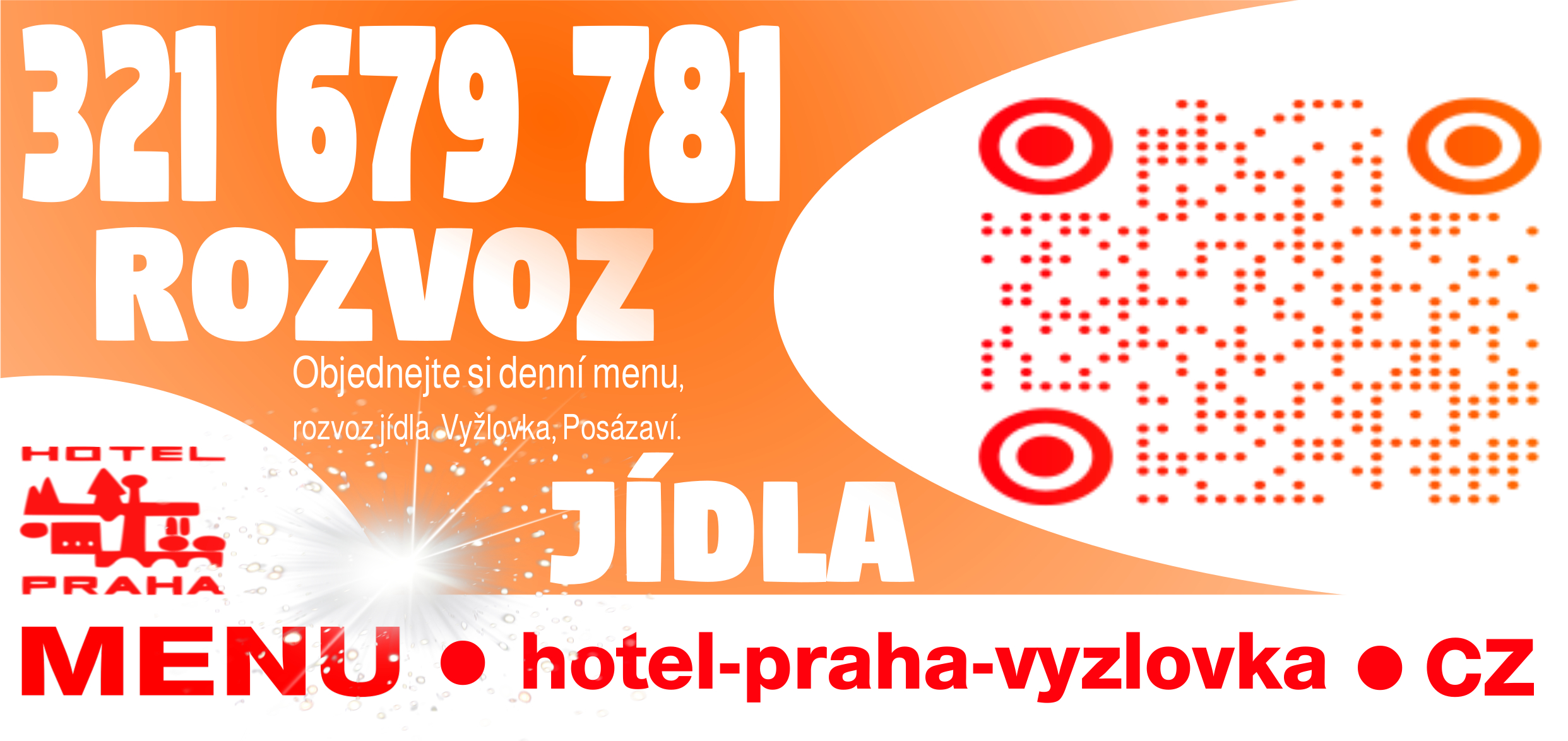 vyzlovka hotel praha restaurace rozvoz jidla objednejte si rozvoz jidla food delivery Rozvoz jídla Vyžlovka, Hotel restaurace Praha Pronájem. Dron Rozvoz jídla Vyžlovka. Vaříme pro Vás! Objednejte si menu restaurace Vyžlovka. Čerstvá teplá jídla po celý den. Restaurace hotel Praha Vyžlovka: česká kuchyně, denní menu, polední menu, hotová jídla, minutky, rozvoz jídla Vyžlovka a okolí. Hotel Praha Vyžlovka nabízí ubytování Vyžlovka, pronájem sál Vyžlovka.